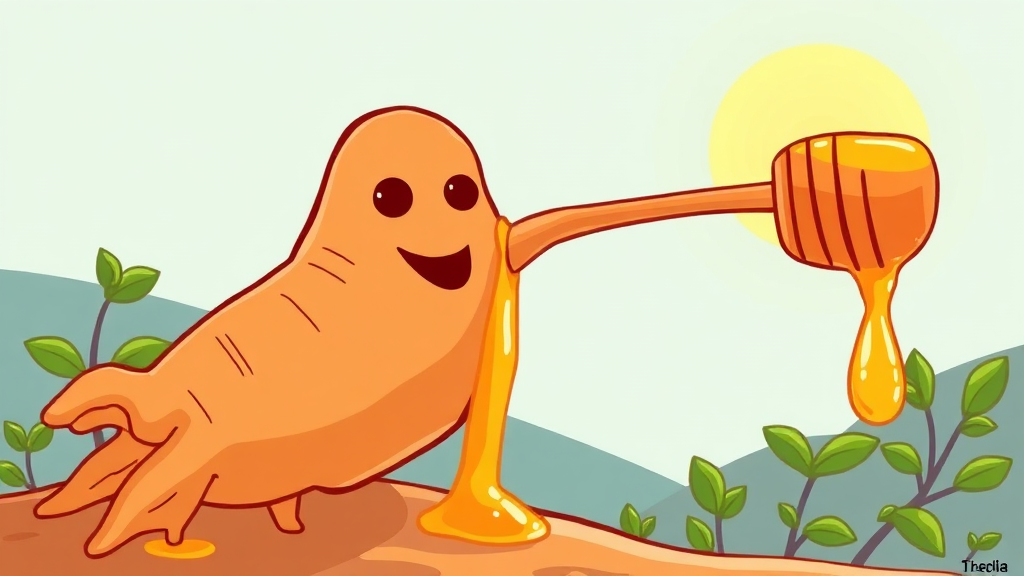 산양삼, 맛있게 먹는 법 (cartoon 스타일)