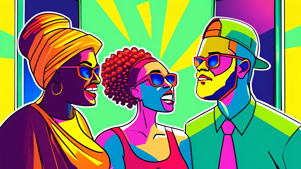 고혈당 쇼크의 위험 신호와 초기 증상 (cartoon 스타일)