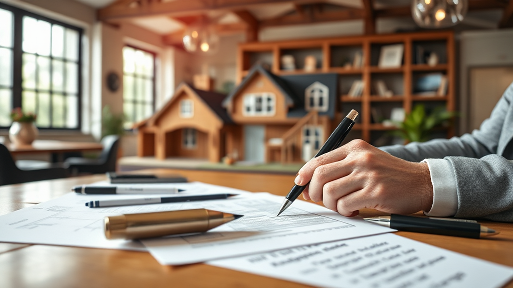 내 집을 담보로 안전하게 돈 빌려주기: 근저당 설정 절차 (realistic 스타일)