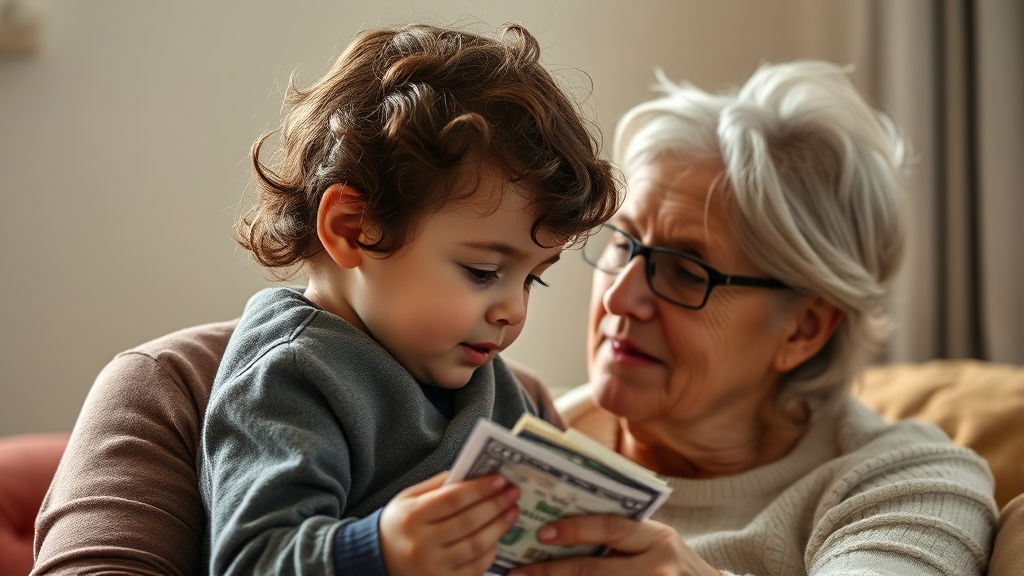 양육비 산정 기준 (realistic 스타일)