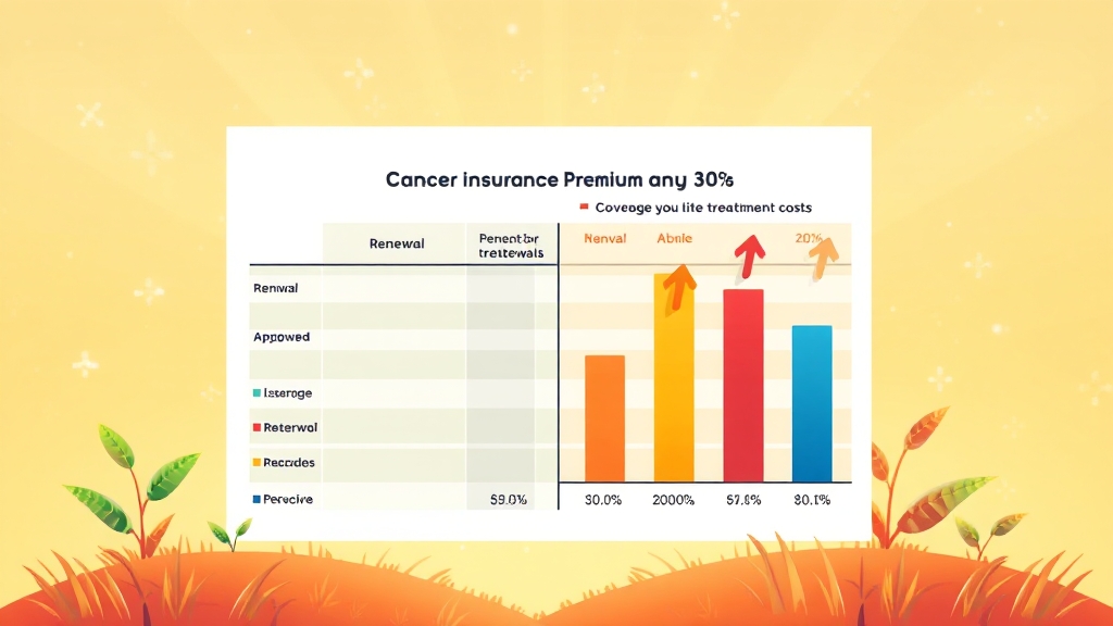 연령별 암보험료 비교 (illustration 스타일)
