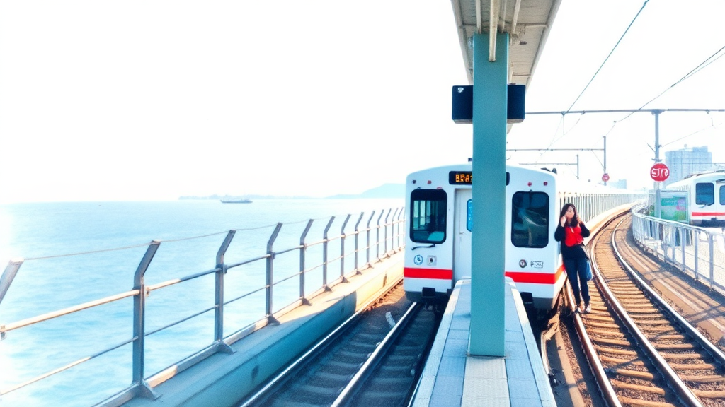 신주쿠 출발, 가마쿠라 가는 법 (watercolor 스타일)