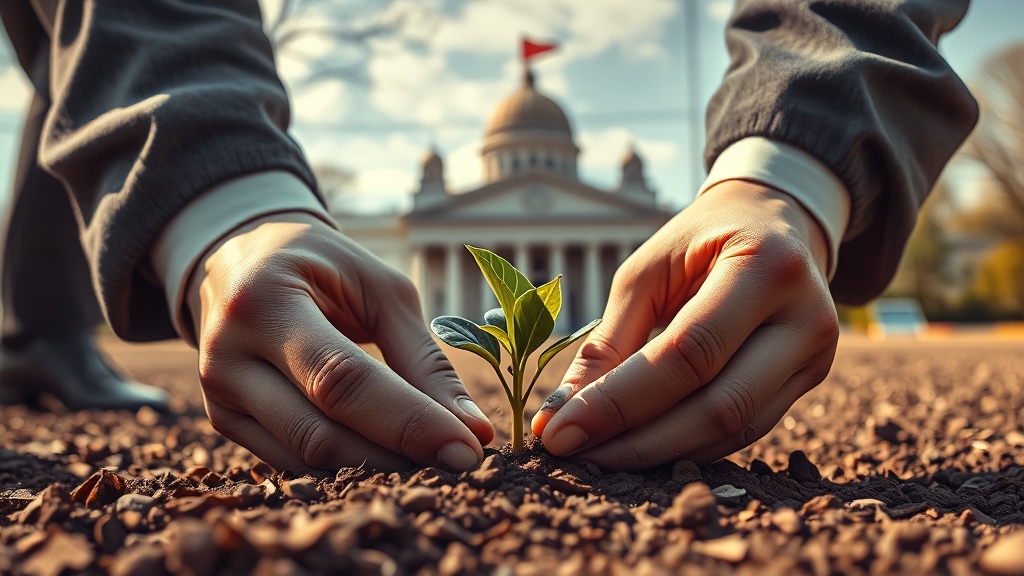 국민청원 참여 방법 (realistic 스타일)