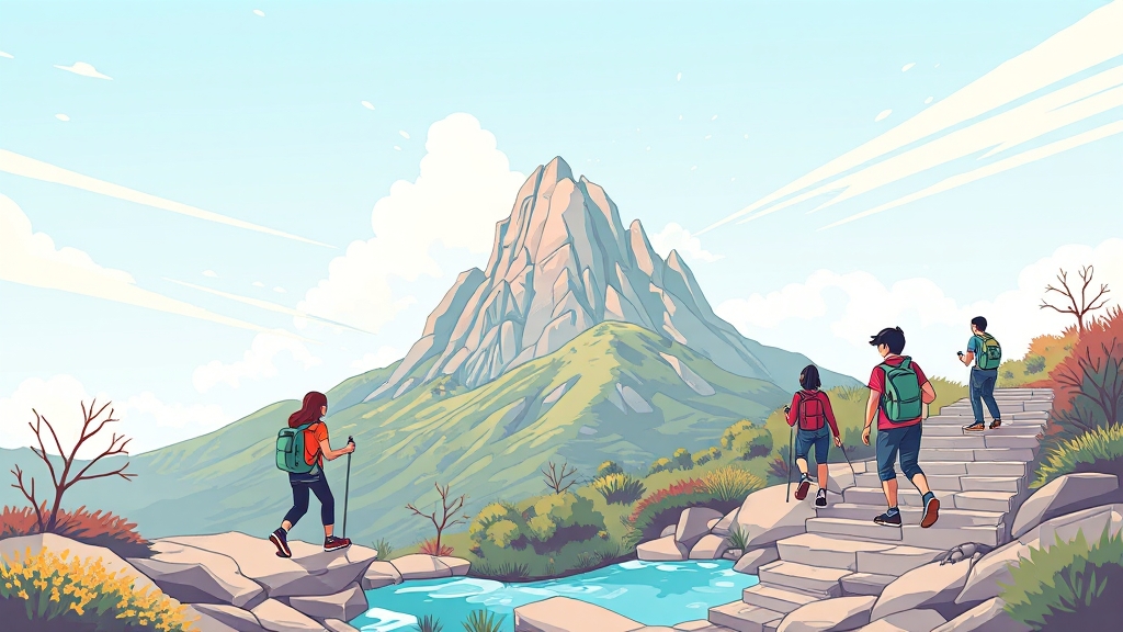 갓바위 방문 정보 (cartoon 스타일)