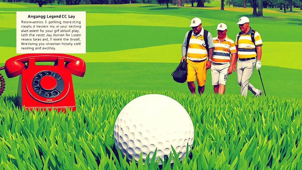 예약 방법 및 캐디 시스템 (popart 스타일)