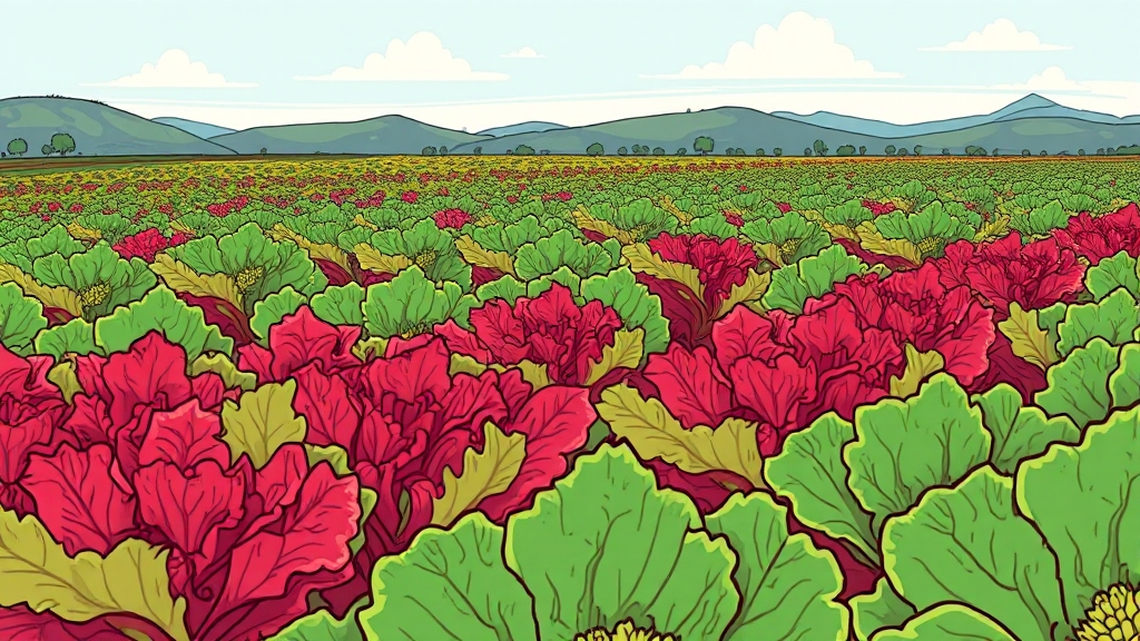 고들빼기, 어떤 채소일까? (cartoon 스타일)