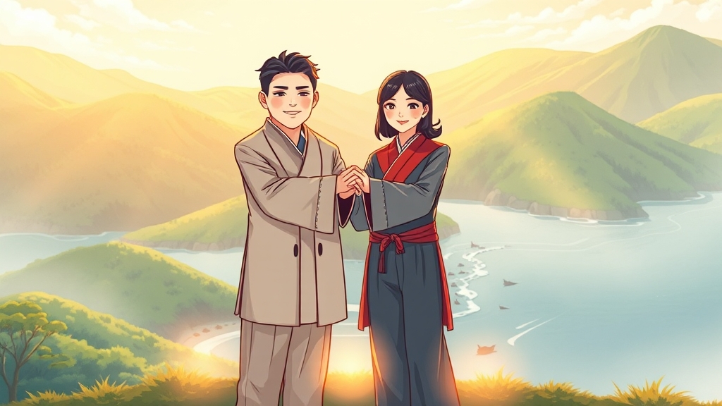 남북 대화 채널 복구 시급성 (illustration 스타일)