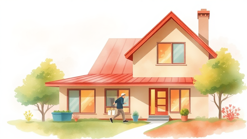 전입신고, 무엇을 준비해야 할까요? (watercolor 스타일)