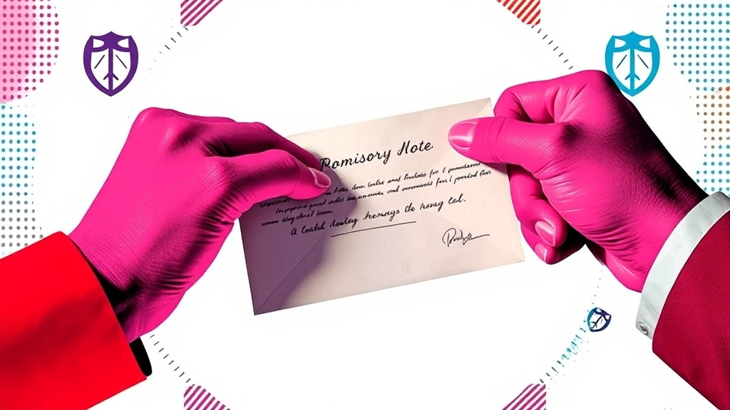 차용증, 무엇을 써야 할까요? (popart 스타일)