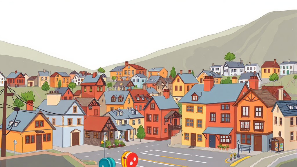 지역별 실버타운 입주 비용 비교 (2025년 기준) (cartoon 스타일)