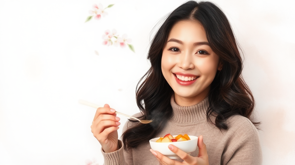 다이어트 성공 및 유지 비결 (watercolor 스타일)