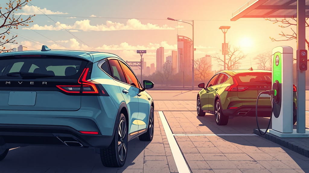 노후차 폐차 시 전기차 추가 혜택 (illustration 스타일)