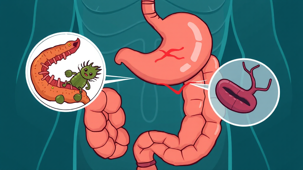 위 미란, 왜 생길까요? (cartoon 스타일)