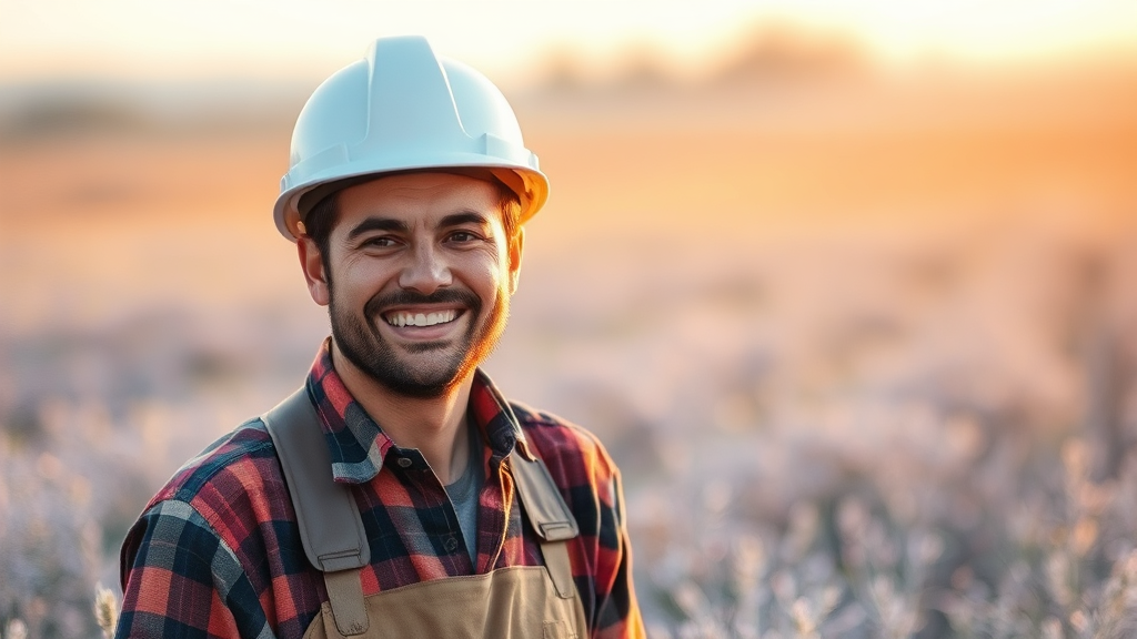 농업인 안전보험이란? (watercolor 스타일)