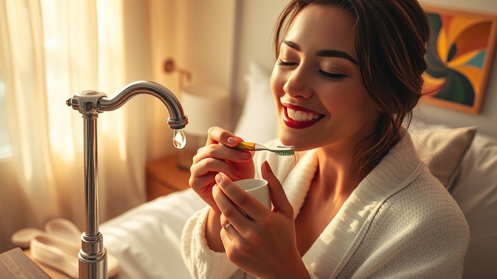 치아 시림 완화 방법 (realistic 스타일)