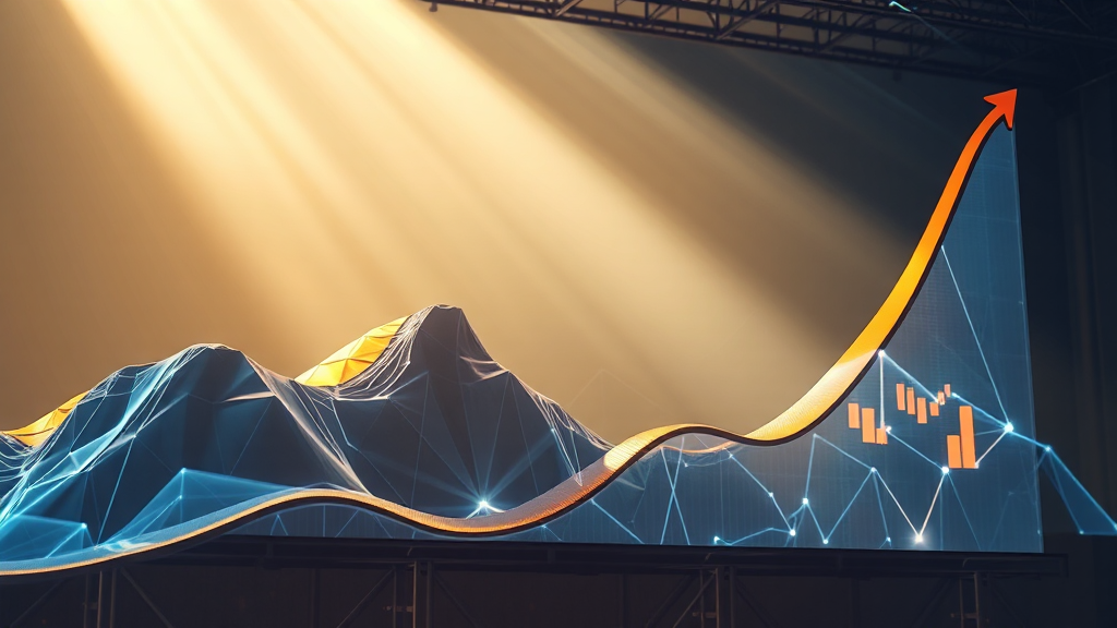 앞으로 주가 전망은? (realistic 스타일)