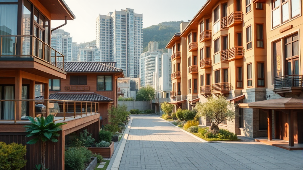 부자 포트폴리오 변화: 부동산 비중 감소 (realistic 스타일)