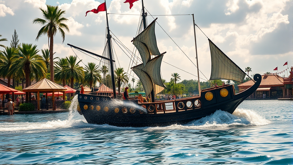 캐리비안 베이 원피스 테마존 현장