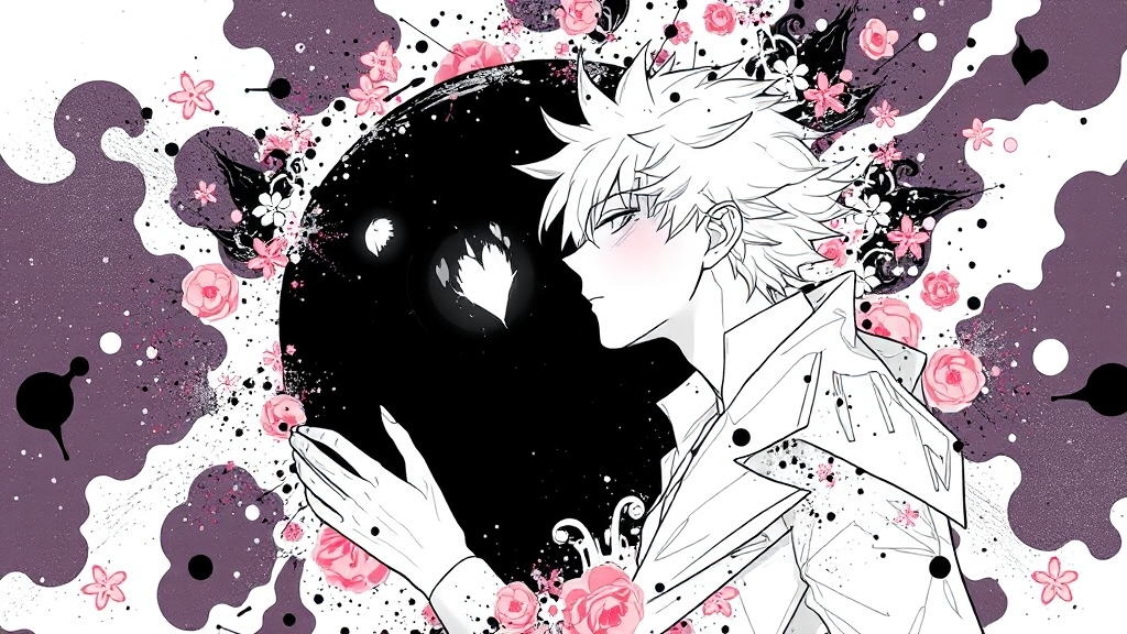 아이리스 아웃(IRIS OUT) 뜻 (illustration 스타일)