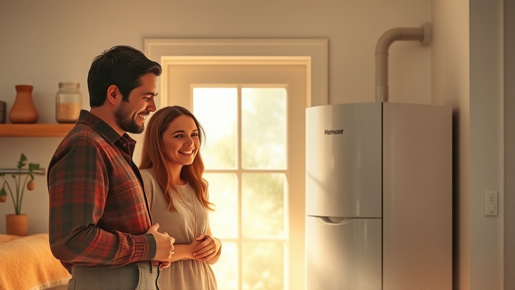 난방비 절약 핵심, 보일러 관리 (watercolor 스타일)