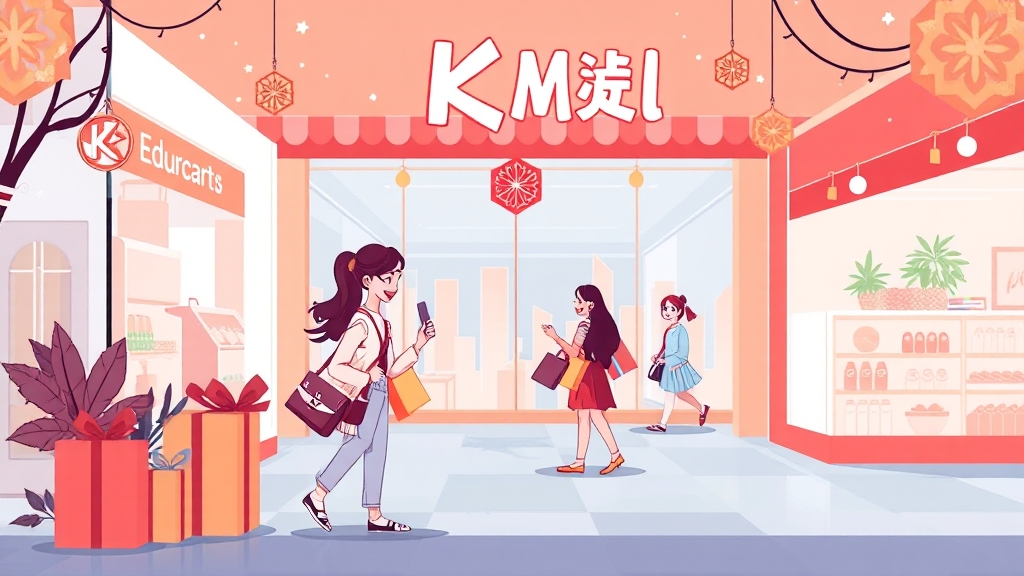 더케이몰, 쇼핑의 즐거움을 더하다 (illustration 스타일)