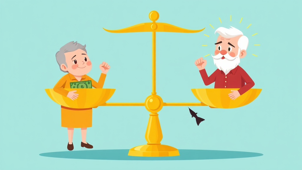 연금저축 vs IRP: 무엇이 다를까? (cartoon 스타일)