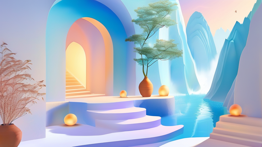 보물찾기의 짜릿함, 용인 만물경매장 탐방 (watercolor 스타일)