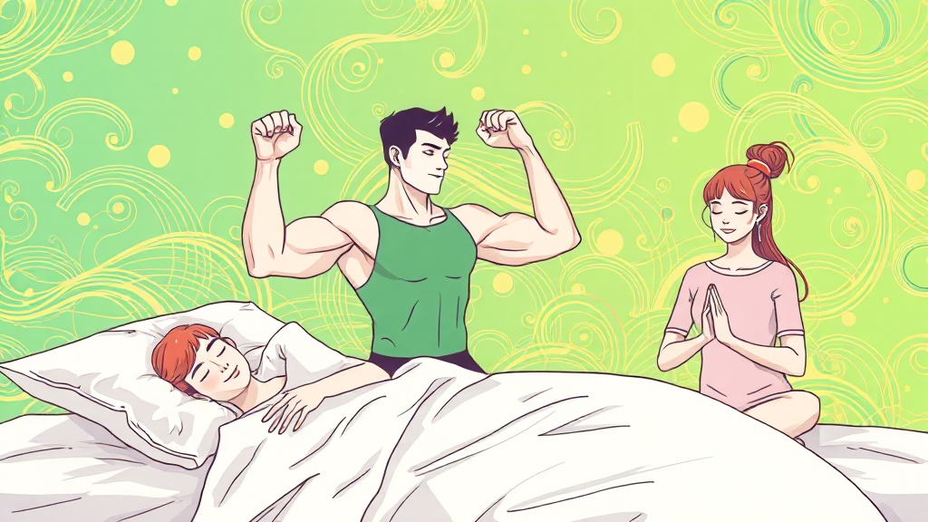 생활 습관으로 공복혈당 낮추기 (illustration 스타일)