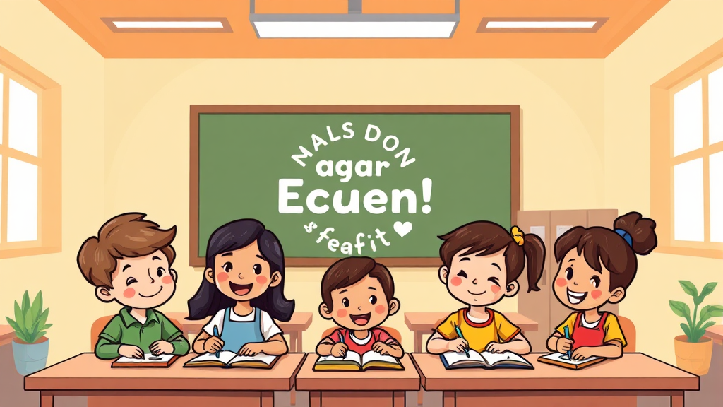 교육급여, 지금 바로 신청하세요! (cartoon 스타일)