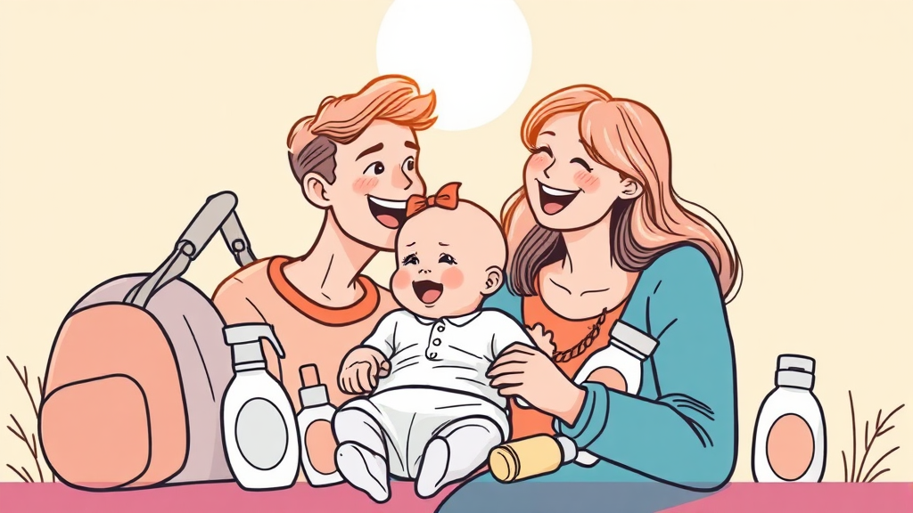 일·육아 양립 지원 확대 (illustration 스타일)