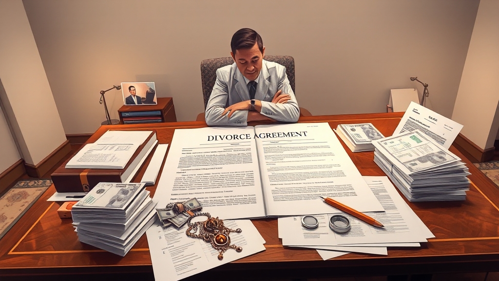 재산 분할, 위자료 서류는? (illustration 스타일)