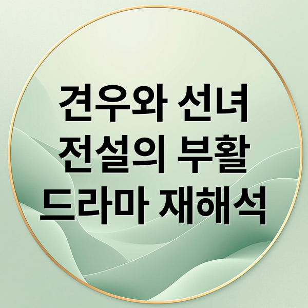 견우와 선녀
전설의 부활
드라마 재해석 (견우와 선녀 다시보기 ott)