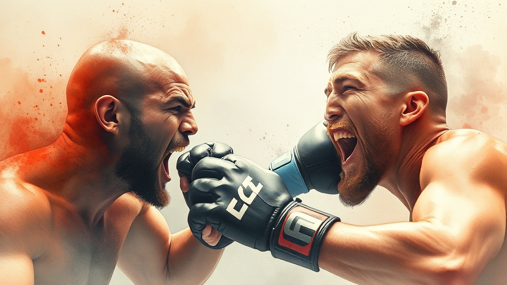 헤비급 판도 변화는? (watercolor 스타일)