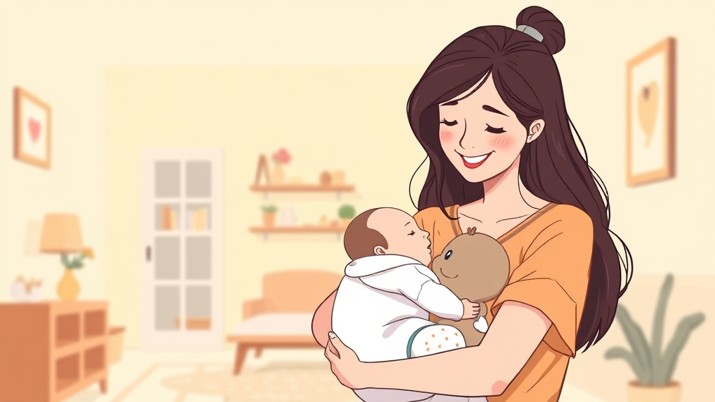 산후도우미 서비스 내용 상세 안내 (illustration 스타일)