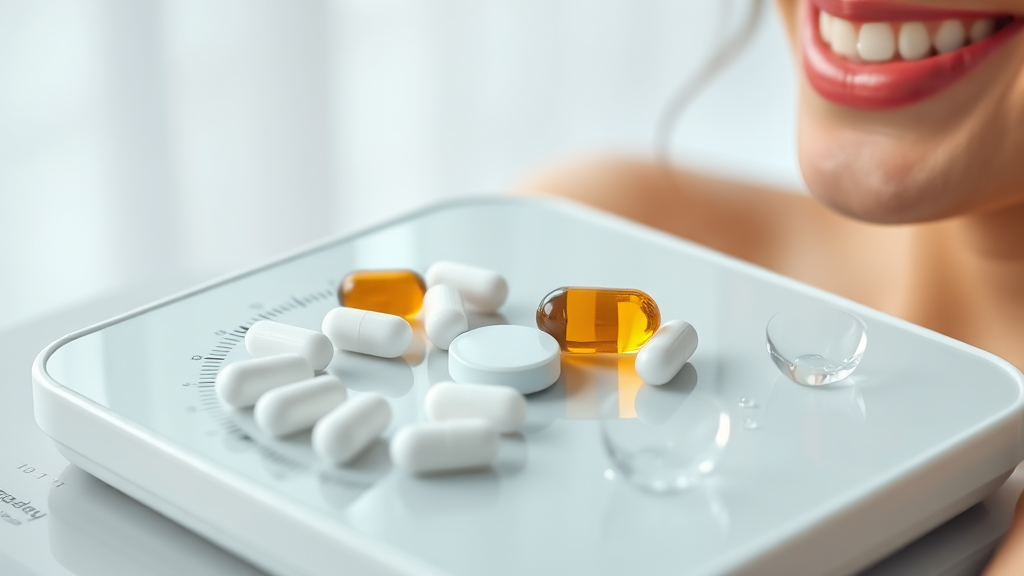 마운자로와 위고비 복용 후기 비교 (realistic 스타일)