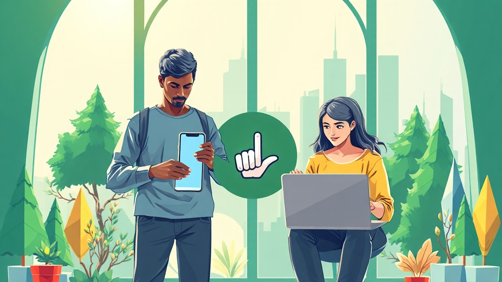 홈택스 원클릭 환급 신청 (illustration 스타일)