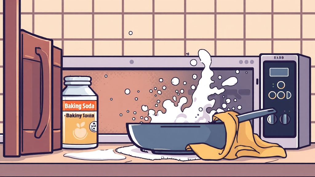 찌든 때 제거 꿀팁 (illustration 스타일)