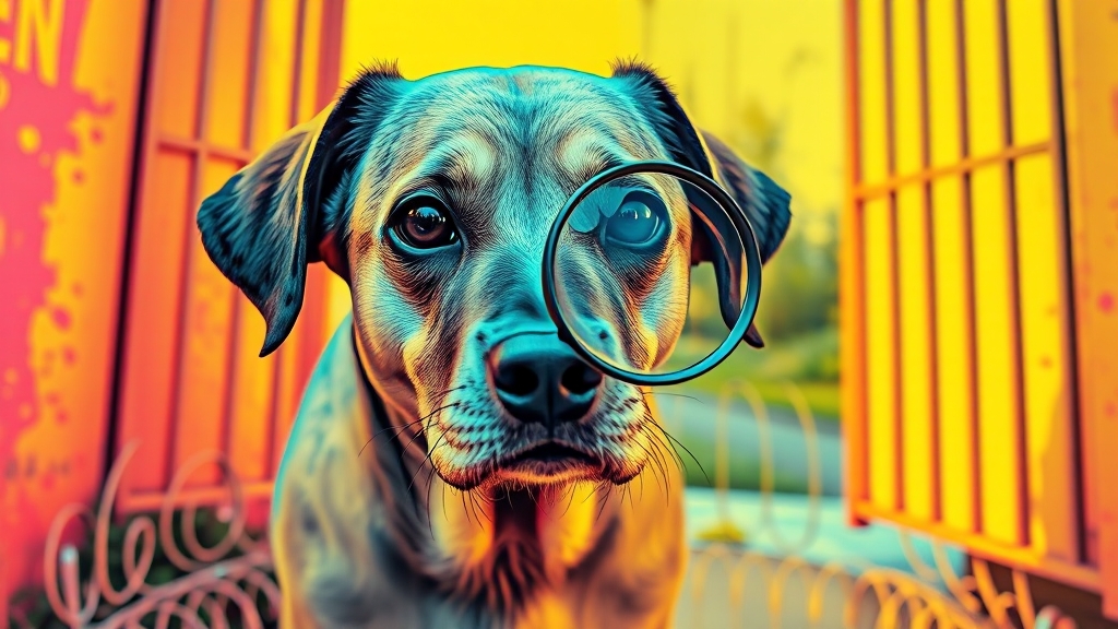 백내장이란 무엇일까요? (popart 스타일)