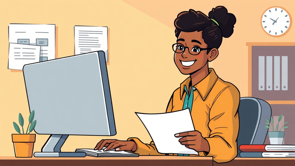 구직촉진수당 신청 방법 (illustration 스타일)