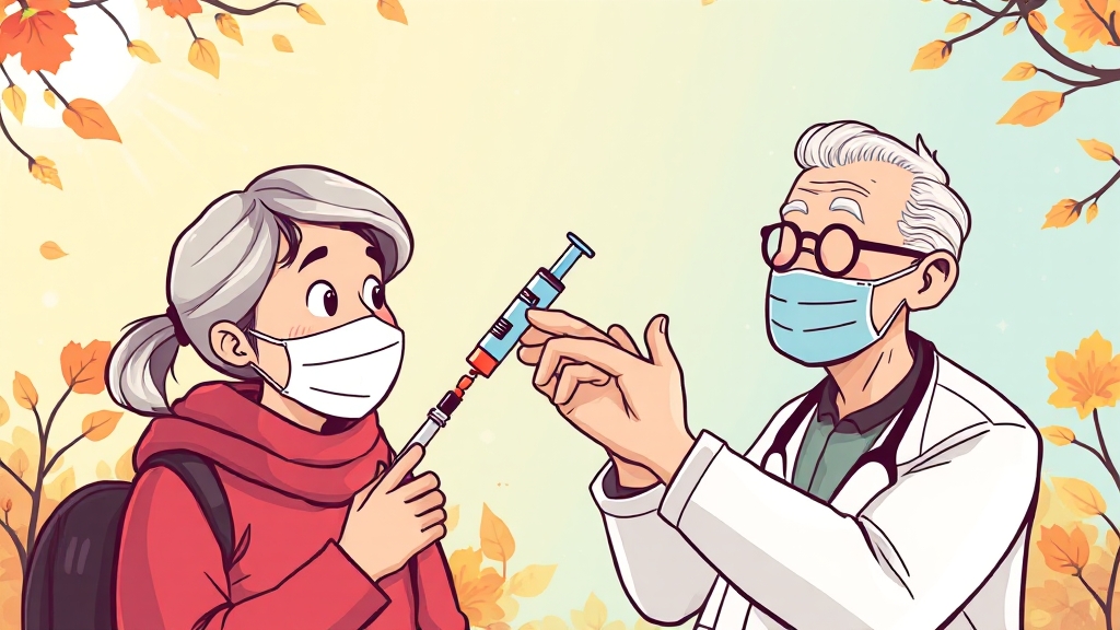 독감, 왜 맞아야 할까요? (cartoon 스타일)
