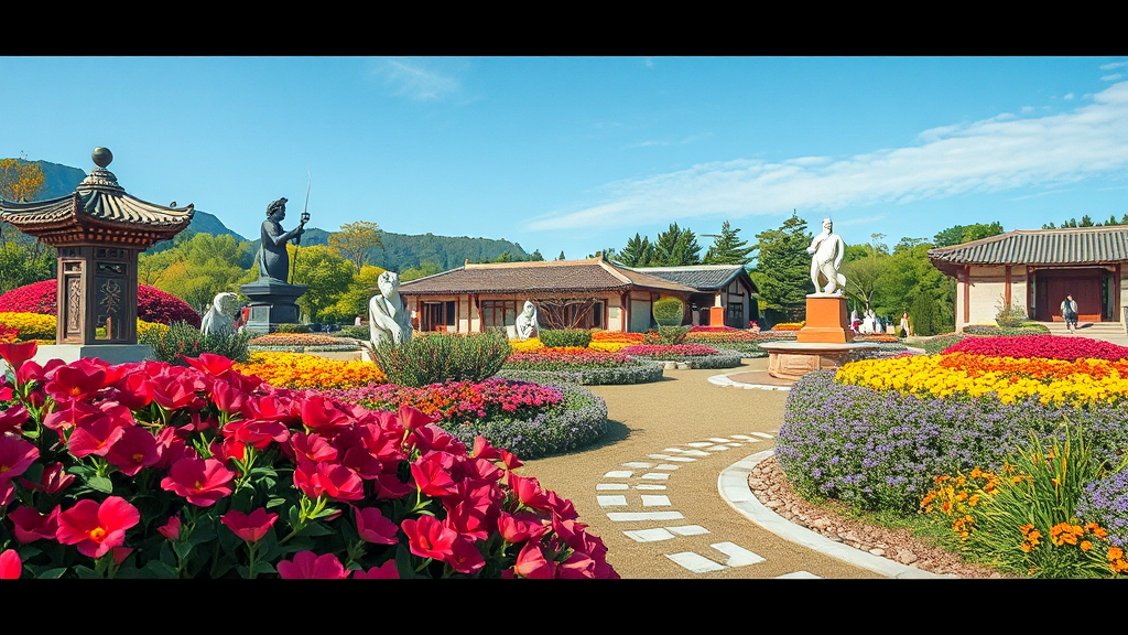 산이정원에서 만나요! (realistic 스타일)