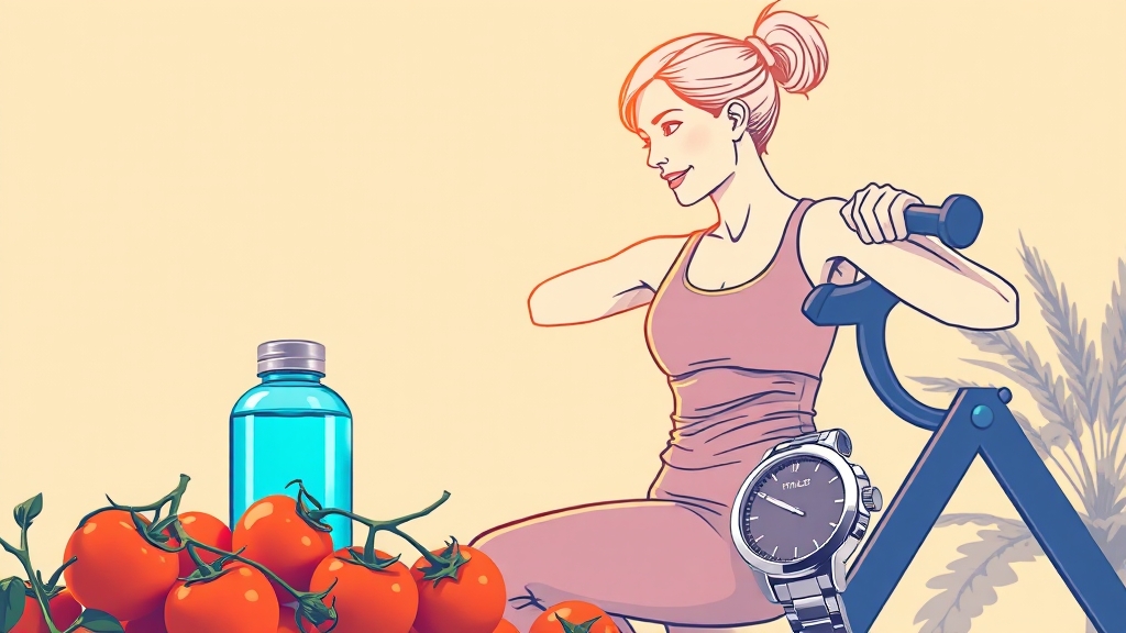 요실금, 생활 습관으로 관리하기 (illustration 스타일)