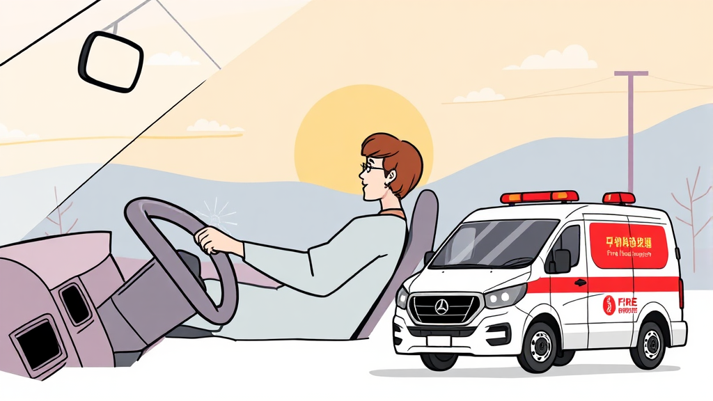 동부화재 긴급출동 서비스, 안심하고 이용하세요 (illustration 스타일)