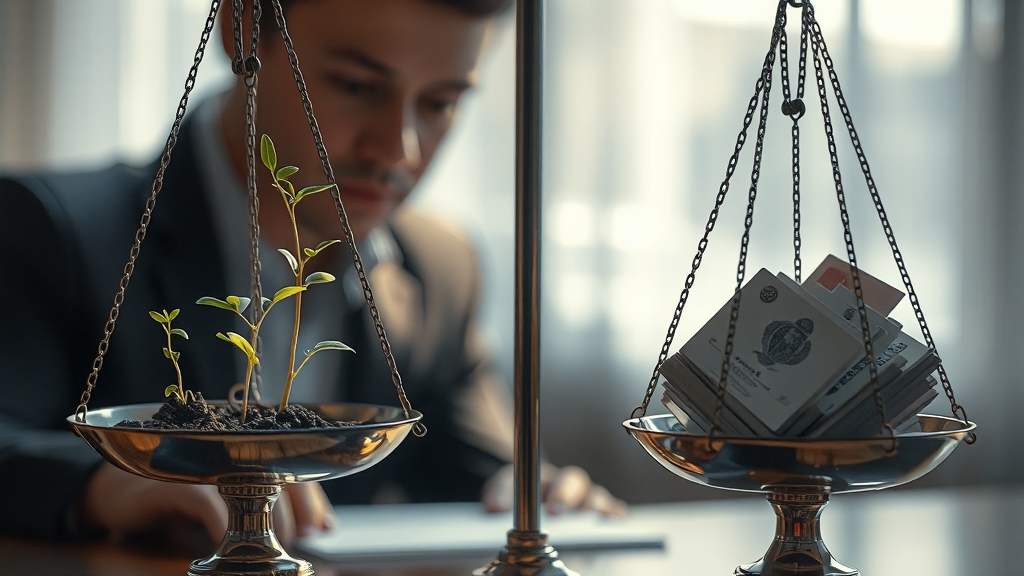 개인회생 vs 개인파산 차이점 (realistic 스타일)