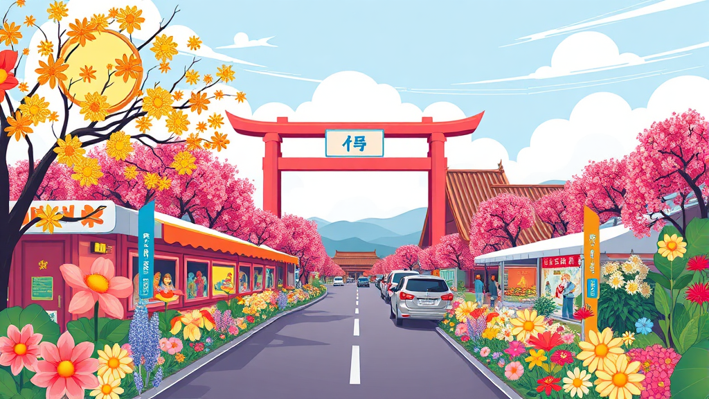 주말 인파 피하는 ‘주차 & 교통’ 필승법 (cartoon 스타일)