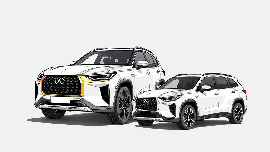 옵션 구성 및 가격 비교 (illustration 스타일)