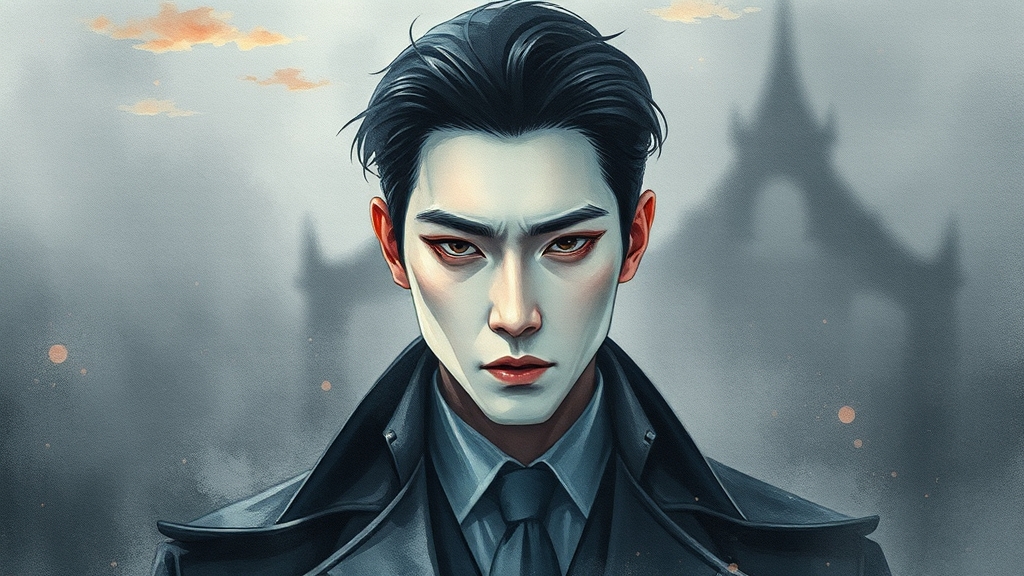 윤시윤, 파격 변신! 악역 도전 (watercolor 스타일)