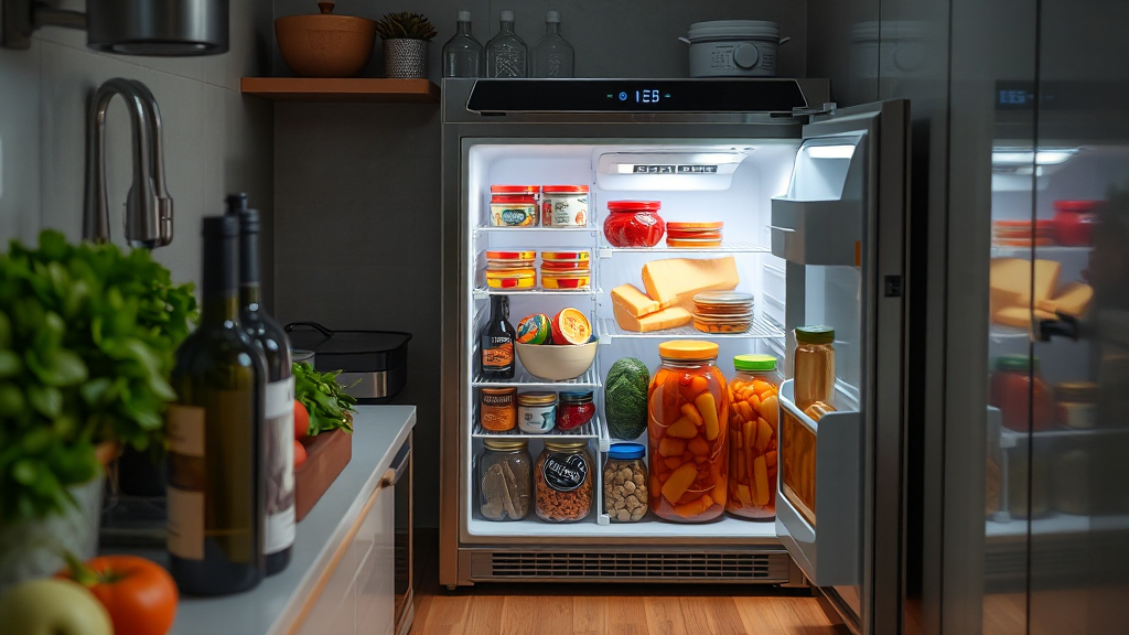 미니 김냉, 왜 필요할까? (realistic 스타일)