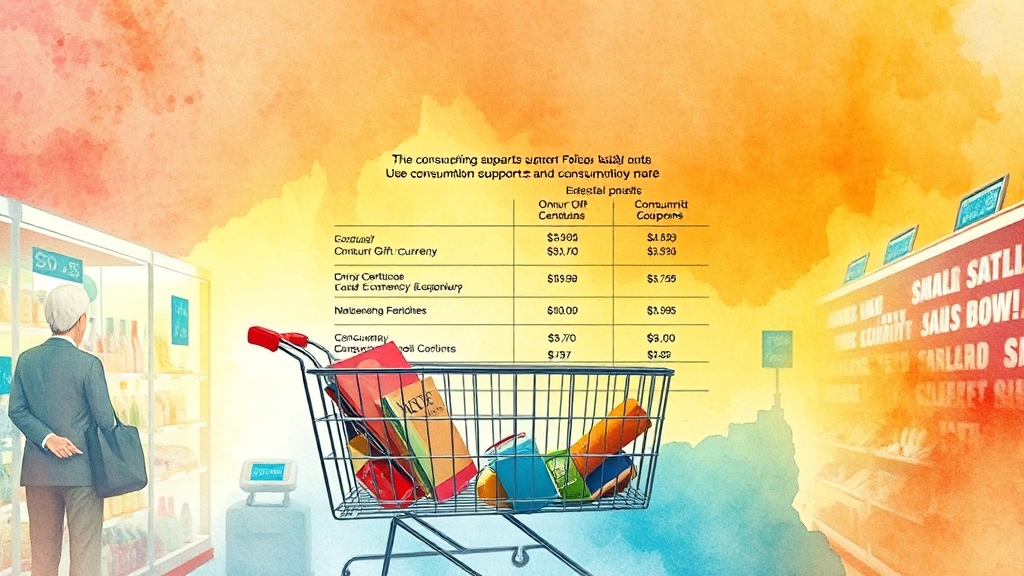 다른 소비 지원 정책 비교 (watercolor 스타일)