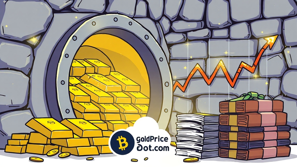 오늘의 금시세는 얼마? (cartoon 스타일)